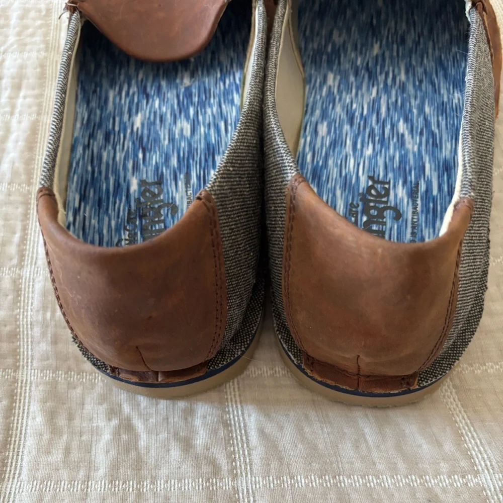 WRANGLER MEN'S SLIP-ON LOAFERS - MOC TOE size 10.5 - Picture 5 of 7